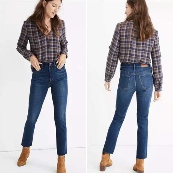 Madewell Stovepipe Jeans in Fairdale Wash 27 - Picture 1 of 7